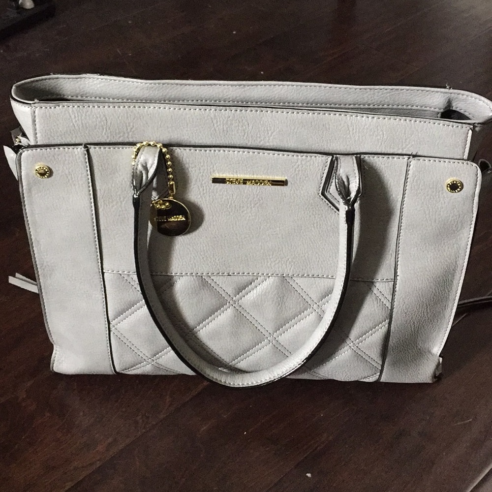 STEVE MADDEN tote light grey